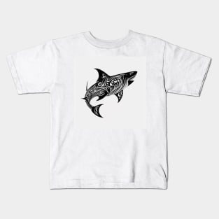 Tribal Shark Kids T-Shirt